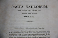 Pacta naulorum des années 1246, 1268 et 1270 recueillis, publiés et annotés par M.A.Jal