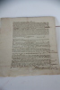 Edit royal d'augmentation des gages des officiers (1704) , accompagné du formulaire de remise au greffier de l'hôtel de ville de Rians signé par ...