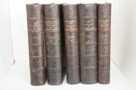 Histoire de la Ville du Havre et de son ancien gouvernement , Le Havre 1880-1881 , t.1 à 3 et Histoire de la Ville du Havre deuxième partie de 1789 à 1815 du même, Le Havre 1884-1885 , t.4 et 5 .