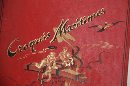 Croquis maritimes par Sahib [Ernest Lesage (1847-1919)] , Librairie Léon Vanier Paris 1880