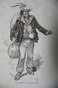 Croquis maritimes par Sahib [Ernest Lesage (1847-1919)] , Librairie Léon Vanier Paris 1880