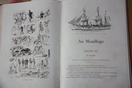 Croquis maritimes par Sahib [Ernest Lesage (1847-1919)] , Librairie Léon Vanier Paris 1880