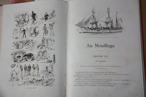 Croquis maritimes par Sahib [Ernest Lesage (1847-1919)] , Librairie Léon Vanier Paris 1880. Ernest Lesage (1847-1919)