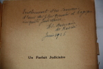 Sous la dictature de Clémenceau. Un forfait judiciaire. Le procès Paul-Meunier Judet-Bossard, Paris 1926.. Marie Bernain de Ravisi