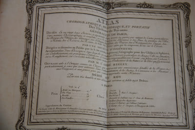 Atlas chorographique historique et portatif des Elections du Royaume. Généralité de Paris 