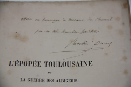 L'épopée toulousaine ou la Guerre des Albigeois . Poème en 24 chants avec des Notes historiques par M. Florentin Ducos, Toulouse / Paris 1850