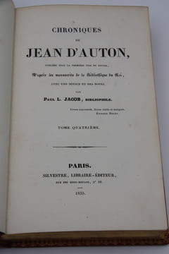 Chroniques de Jean d'Auton publiées pour la première fois en entier, d'après les manuscrits de la Bibliothèque du Roi, avec une notice et des notes ...