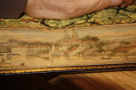 Exceptionnel trois volumes aux tranches à peinture cachée [fore-edge painting]. La Sainte Bible ou le vieux et le nouveau Testament [Livres apocryphes ...
