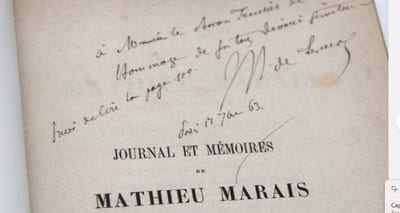 Journal et mémoires de Mathieu Marais , avocat au parlement de Paris sur la Régence et le règne de Louis XV (1715-1737) publiée pour la première fois d'après le manuscrit de la bibliothèque impériale... avec une introduction et des des notes âr M. De Lescure, Paris 1863.