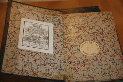 Quatre recueils factices de fascicules de Biographies marseillaises , regroupées par l'avocat Cresp.