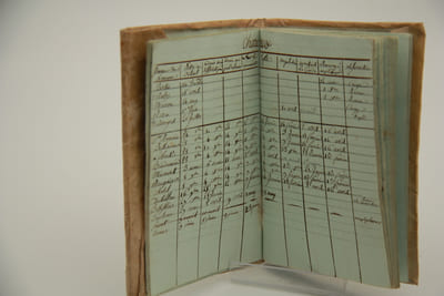 Rarissime recueil des Bas-Officiers du régiment d'infanterie Languedoc entre 1783 et 1791.