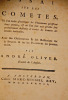 Essai sur les com&egrave;tes o&ugrave; l'on tache d'expliquer les ph&eacute;nom&egrave;nes qu'offrent leurs queues & o&ugrave; l'on fait voir qu'elles sont probablement destin&eacute;es &agrave; ...
