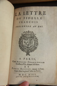 Recueil factice de vingt-six pamphlets de l'année 1614 , imprimés par divers à Paris.