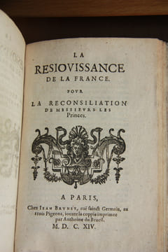 Recueil factice de vingt-six pamphlets de l'année 1614 , imprimés par divers à Paris.. Divers