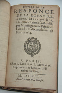 Unique. Recueil de 45 pamphlets, tous de 1614 + édit sur la Paulette en 1604.