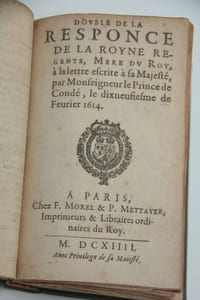 Unique. Recueil de 45 pamphlets, tous de 1614 + édit sur la Paulette en 1604.