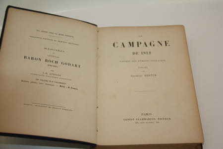 La campagne de 1812 d'après des témoins oculaires