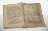 L'HISTORIEN n° 127 , 7 germinal an IV [27 mars 1796]. 
Pierre-Samuel Dupont de Nemours