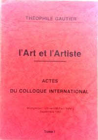 Lart et lartiste  Actes du colloque International (2 tomes)