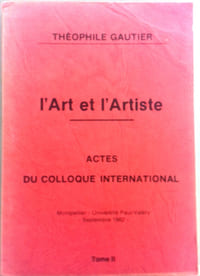 Lart et lartiste  Actes du colloque International (2 tomes)