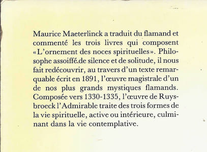Lornement des noces spirituelles