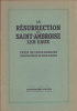 La résurrection de Saint-Ambroise les eaux. Louis Roseyre  Illustrations de René Maurès