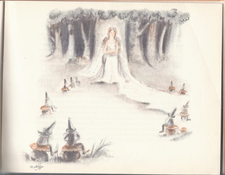 La fée de Brocéliande. Texte et illustrations de Matéja