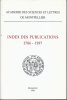 Index des publications 1706-1997. Collectif