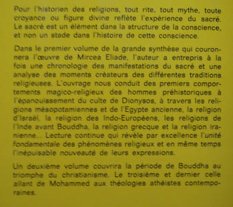 Histoire des croyances et des idées religieuses 1 De lâge de la pierre aux mystères dEleusis