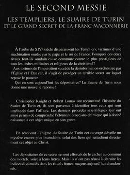 Le second Messie Les templiers le suaire de Turin et le grand secret de la franc-maçonnerie. Christopher Knight & Robert Lomas