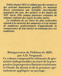 Manuel de perspective du dessinateur et du peintre contenant les élémens de géomètre indispensables au tracé de la perspective la perspective linéaire et aérienne et létude du dessin et de la peinture spécialement appliqué au paysage