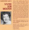 Vivre son mourir  De la relation daide aux soins palliatifs. Isabelle Delisle-Lapierre