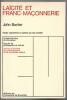 Laïcité et franc-maçonnerie. John Bartier