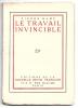 Le travail invincible. Pierre Hamp