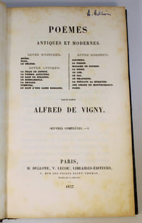 Poèmes antiques et modernes - uvres complètes I