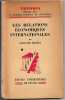 Les relations économiques internationales (Essai de synthèse théorique). Auguste Murat
