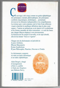 Dictionnaire des traités discours symboles à l'usage des francs-maçons