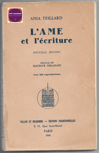L'Ame et l'écriture