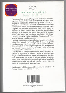 Tout non peut-être - education et vérité. Henri Atlan