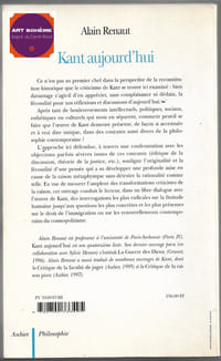 Kant aujourd'hui