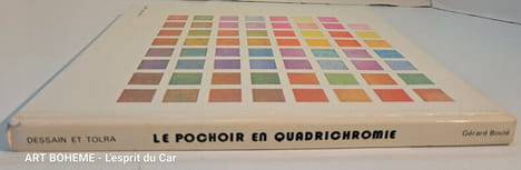 Le pochoir en quadrichromie - 400 teintes avec 4 couleurs de base. Gérard Bouté