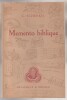 Memento biblique. Karl Schenkel
