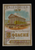 Publicité Maison Gouache, confiseur à Paris - Calendrier 1878. Collectif
