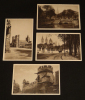 Lot de 4 cartes postales années 1950 : Caen. Collectif