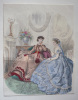 Gravure de mode : Toilettes de Mlles Raboin (La Mode illustrée). Collectif