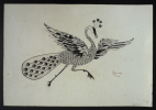 Dessin original de A. Trémant : Oiseau. Trémant A.