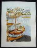 Aquarelle originale de Vaubourg :.... Vaubourg Paul