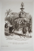 "Gravure d'après J.-J. Grandville tirée de ""Scènes de la vie privée et publique des animaux"" (1853) : Les amours de deux bêtes". Grandville J.-J.