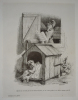 "Gravure d'après J.-J. Grandville tirée de ""Scènes de la vie privée et publique des animaux"" (1853) : Histoire d'un lièvre". Grandville J.-J.