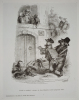 "Gravure d'après J.-J. Grandville tirée de ""Scènes de la vie privée et publique des animaux"" (1853) : Pérégrinations mémorables du doyen des ...